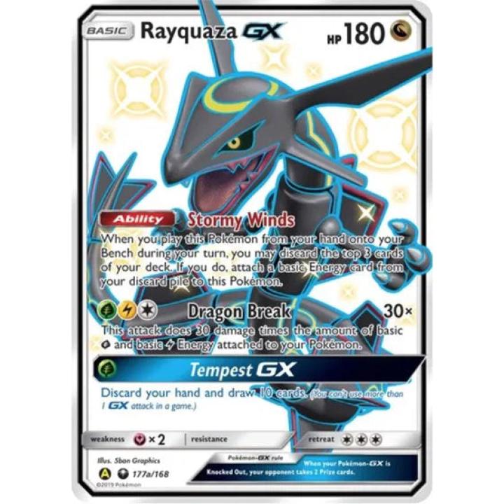 Rayquaza GX 177a/168 - Celestial Storm - Holofoil