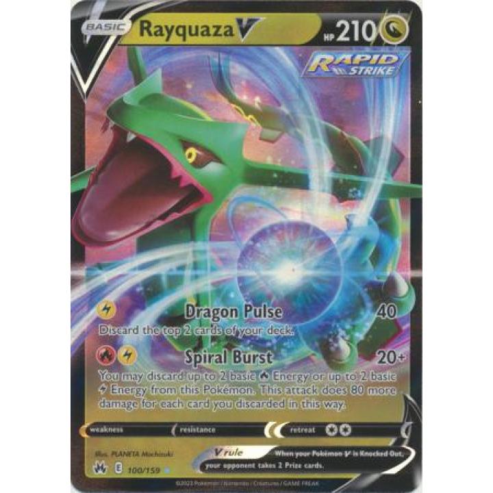 Rayquaza V 100/159 - Crown Zenith - Holofoil