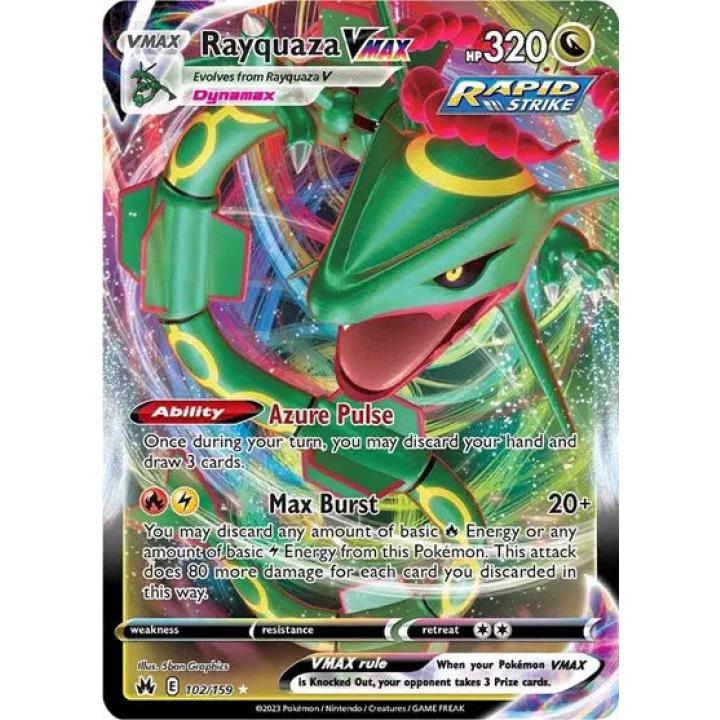 Rayquaza VMAX 102/159 - Crown Zenith - Holofoil