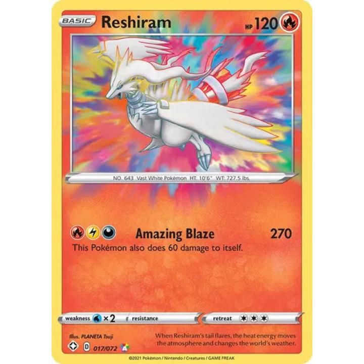 Reshiram 017/072 - Shining Fates - Holofoil