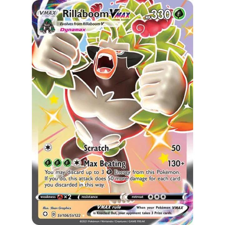 Rillaboom VMAX SV106/SV122 - Shining Fates: Shiny Vault - Holofoil