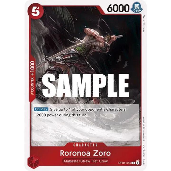 Roronoa Zoro OP04-015 - Kingdoms of Intrigue - Foil