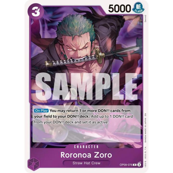 Roronoa Zoro OP09-076 - The Best Vol.2 - Foil