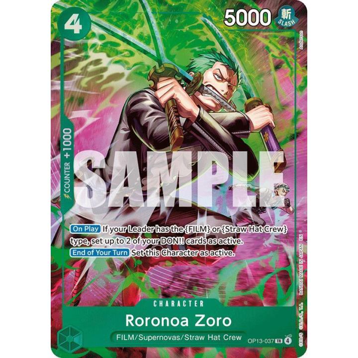 Roronoa Zoro OP13-037 - Adventure on Kami's Island - Foil