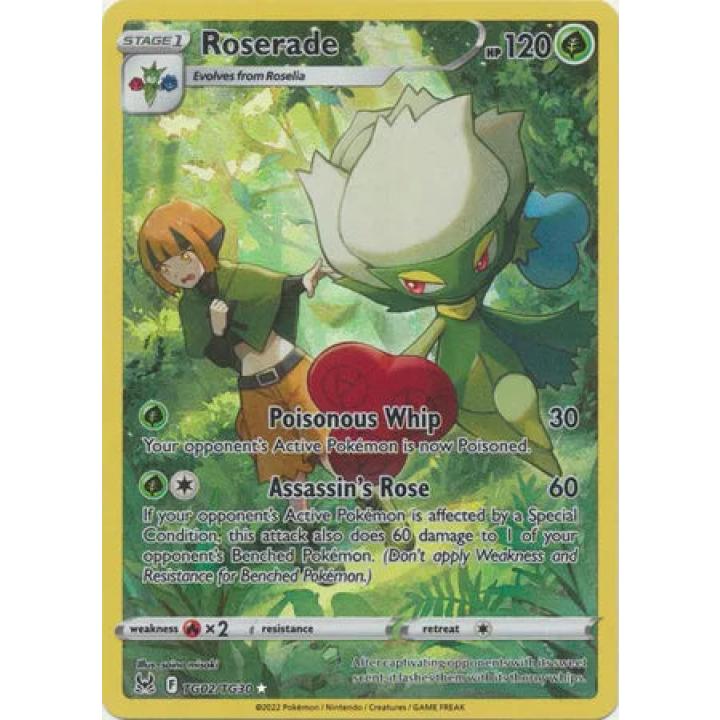 Roserade TG02/TG30 - Lost Origin Trainer Gallery - Holofoil