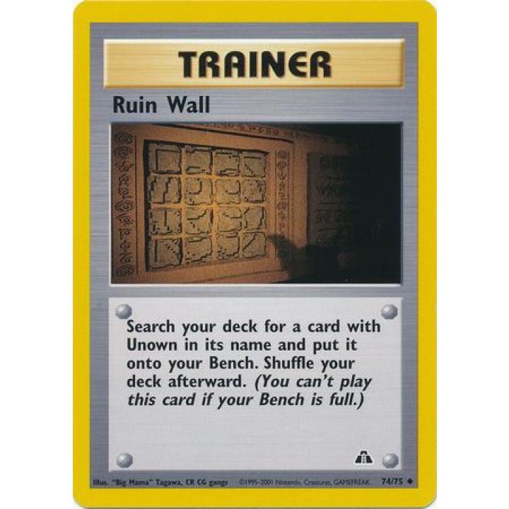 Ruin Wall 74/75 - Neo Discovery (Unlimited) - Normal
