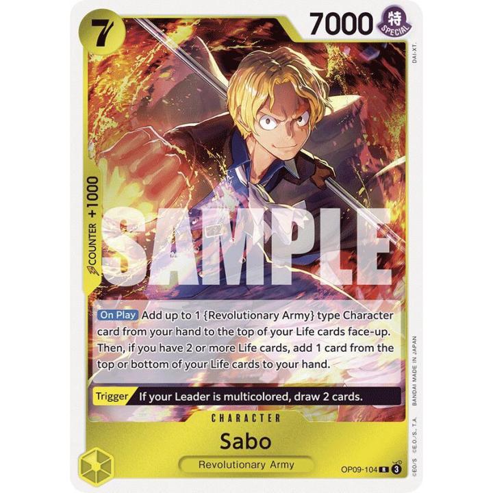 Sabo OP09-104 - Emperors in the New World - Foil