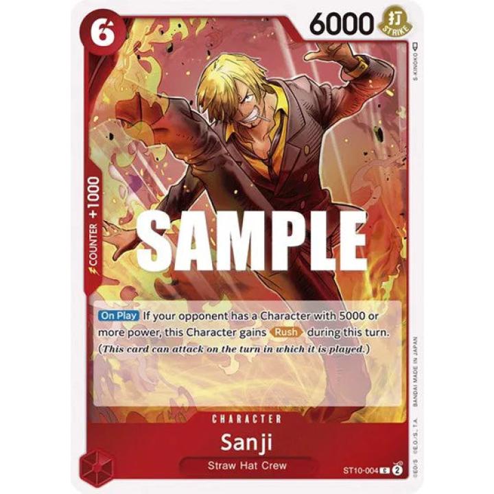 Sanji ST10-004 - Starter Deck 10: Ultimate Deck: The Three Captains - Foil