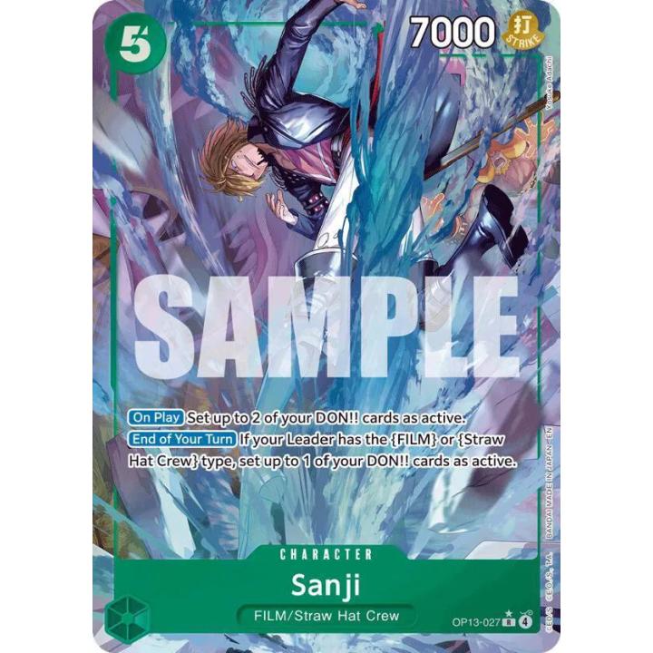 Sanji (Alternate Art) OP13-027 - Carrying On His Will - Foil