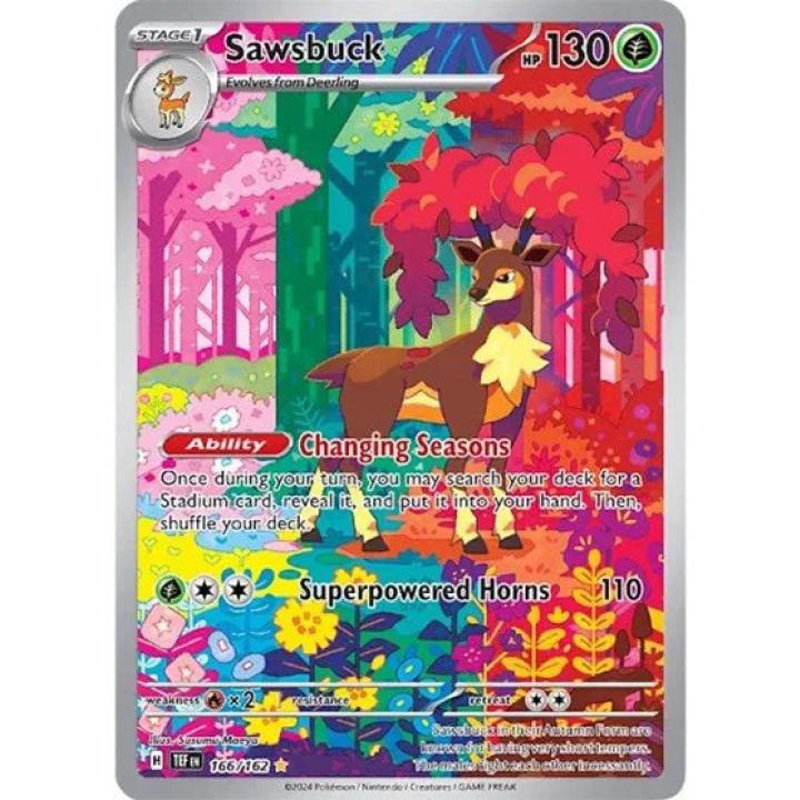 Sawsbuck 166/162 - Temporal Forces - Holofoil