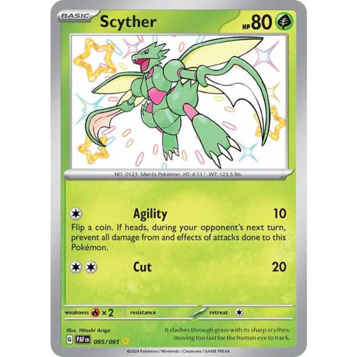 Scyther 095/091 - Paldean Fates - Holofoil