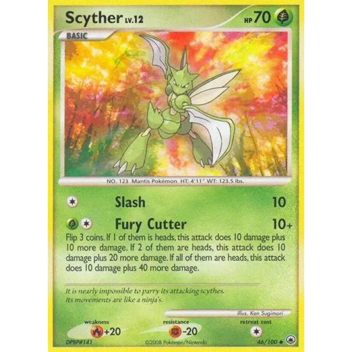 Scyther Lv.12 46/100 - Majestic Dawn - Reverse Holofoil