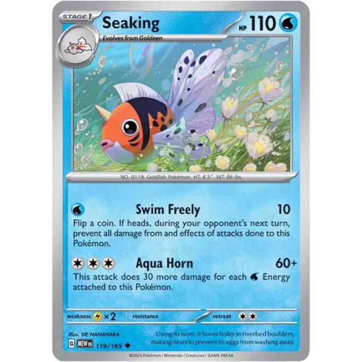 Seaking 119/165 - Scarlet & Violet 151 - Reverse Holofoil