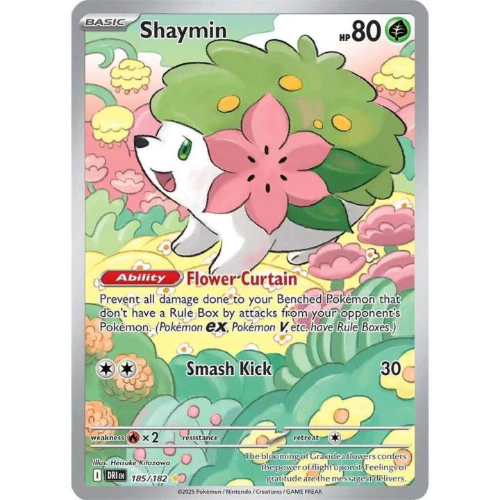 Shaymin 185/182 - Destined Rivals - Holofoil