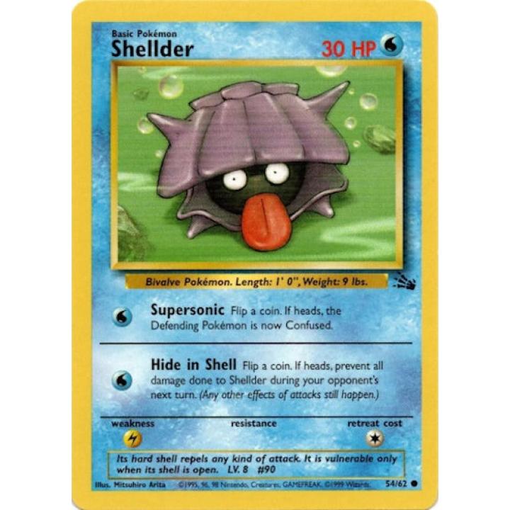 Shellder 54/62 - Fossil (Unlimited) - Normal