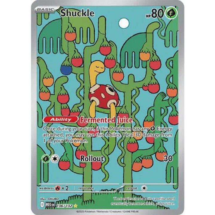 Shuckle 136/132 - Mega Evolution - Holofoil
