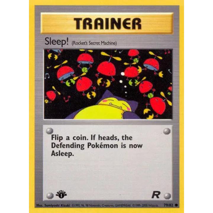 Sleep! 79/82 - Team Rocket (Unlimited) - Normal