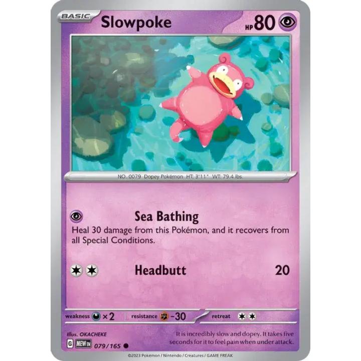 Slowpoke 079/165 - Scarlet & Violet 151 - Reverse Holofoil