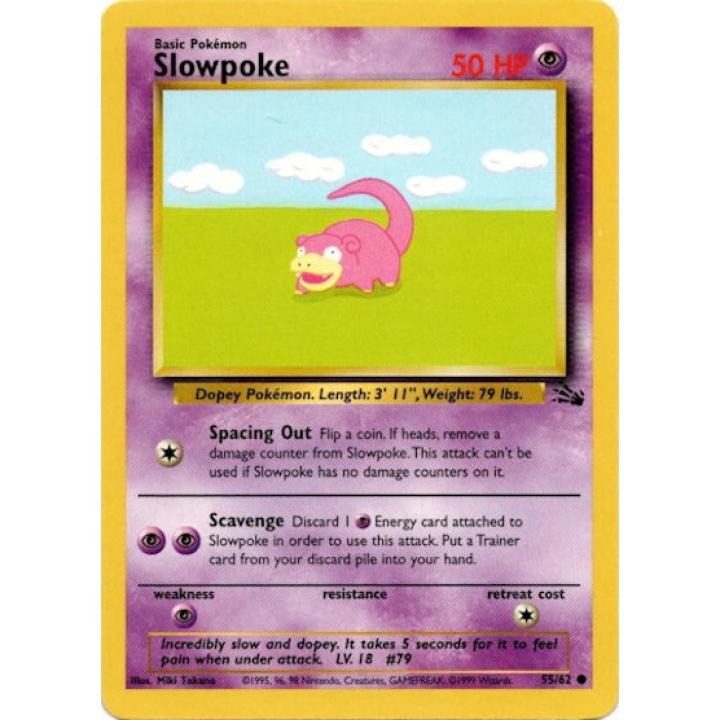 Slowpoke 55/62 - Fossil (Unlimited) - Normal