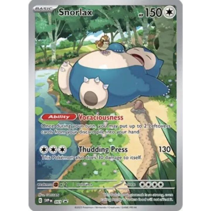 Snorlax 051 - Scarlet & Violet Promo - Holofoil (sealed)