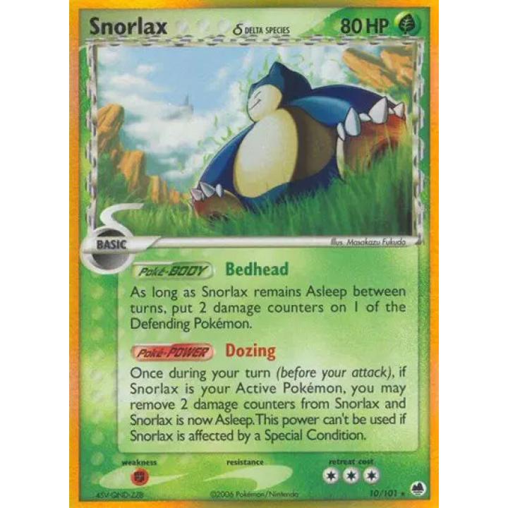Snorlax 10/101 - EX Dragon Frontiers - Holofoil