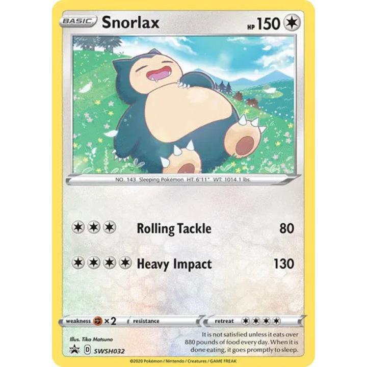 Snorlax SWSH032 - Sword & Shield Promo - Holofoil
