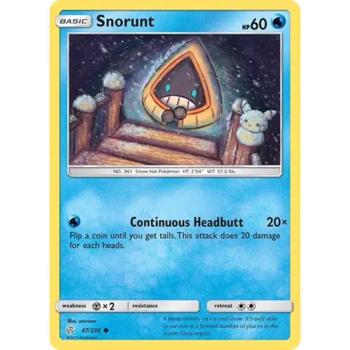 Snorunt 47/236 - Cosmic Eclipse - Reverse Holofoil