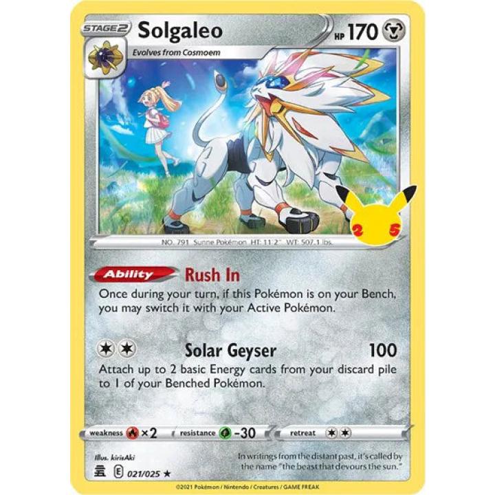 Solgaleo 021/025 - Celebrations - Holofoil