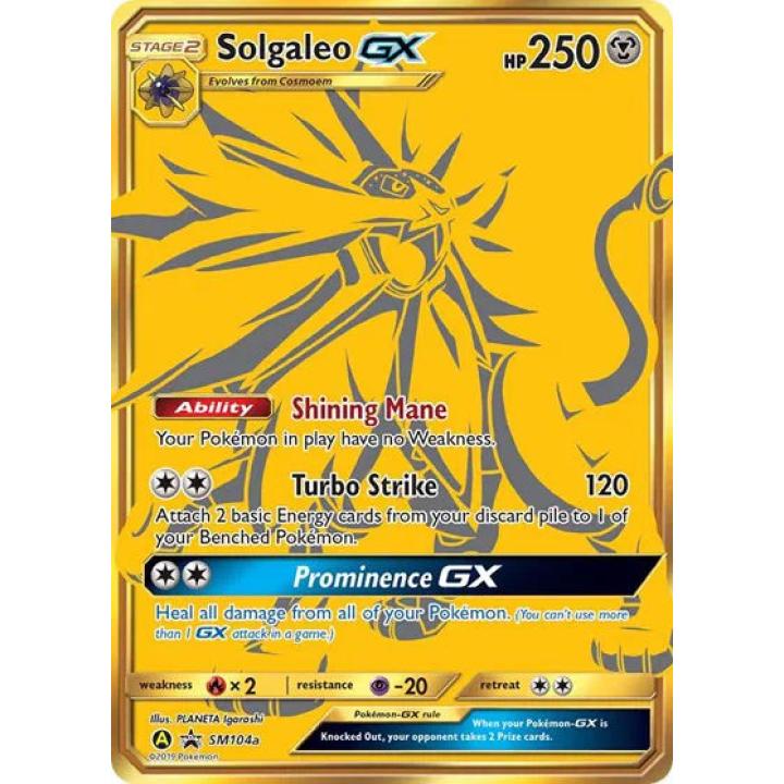 Solgaleo GX SM104a - Sun & Moon Promo - Holofoil