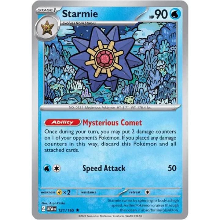 Starmie 121/165 - Scarlet & Violet 151 - Reverse Holofoil