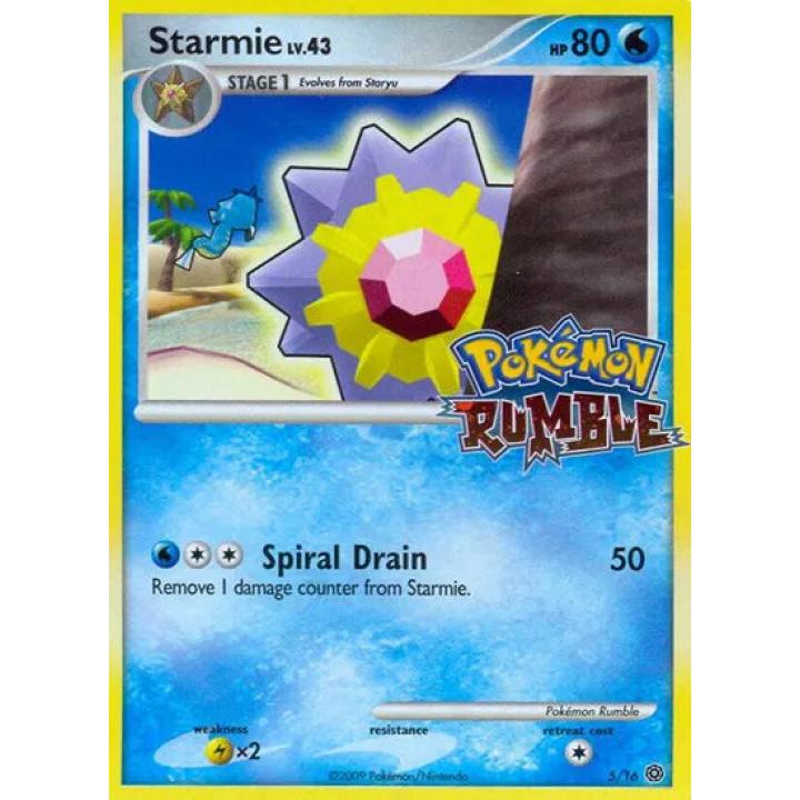 Starmie Lv.43 5/16 - Rumble - Holofoil