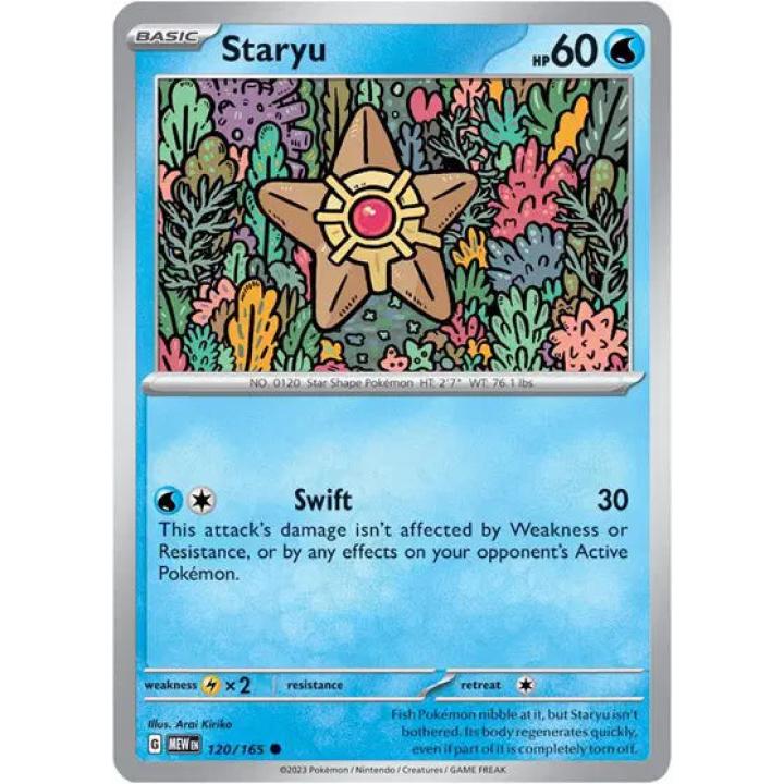 Staryu 120/165 - Scarlet & Violet 151 - Reverse Holofoil