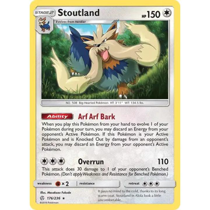 Stoutland 176/236 - Cosmic Eclipse - Reverse Holofoil