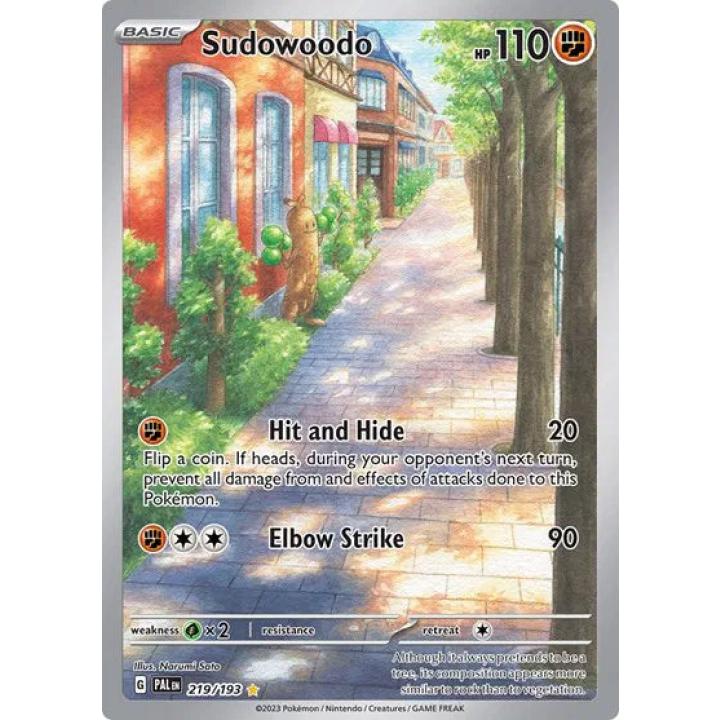 Sudowoodo 219/193 - Paldea Evolved - Holofoil