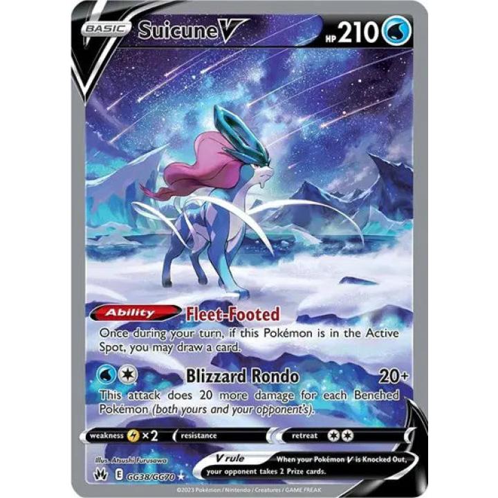 Suicune V GG38/GG70 - Crown Zenith: Galarian Gallery - Holofoil