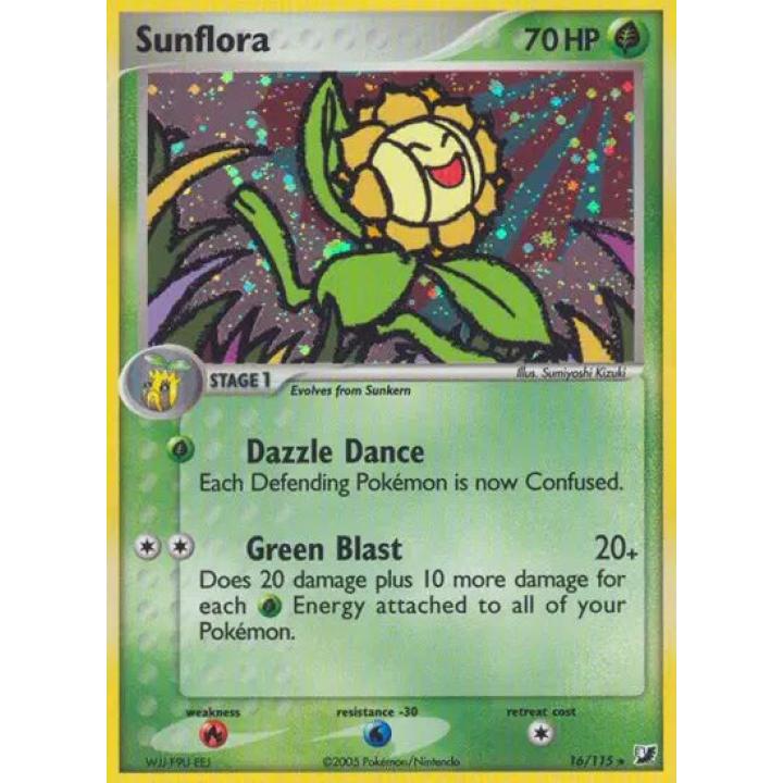 Sunflora 16/115 - EX Unseen Forces - Holofoil