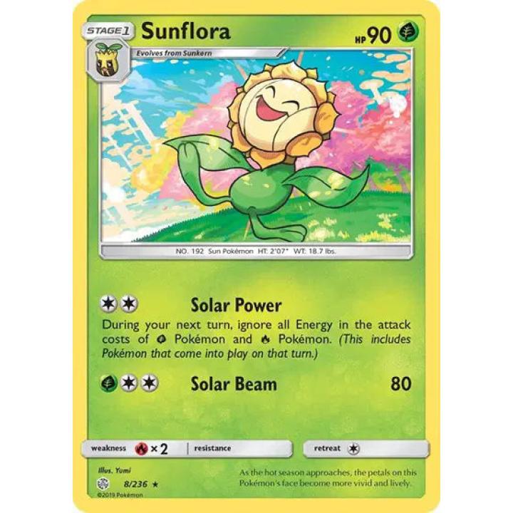 Sunflora 8/236 - Cosmic Eclipse - Reverse Holofoil