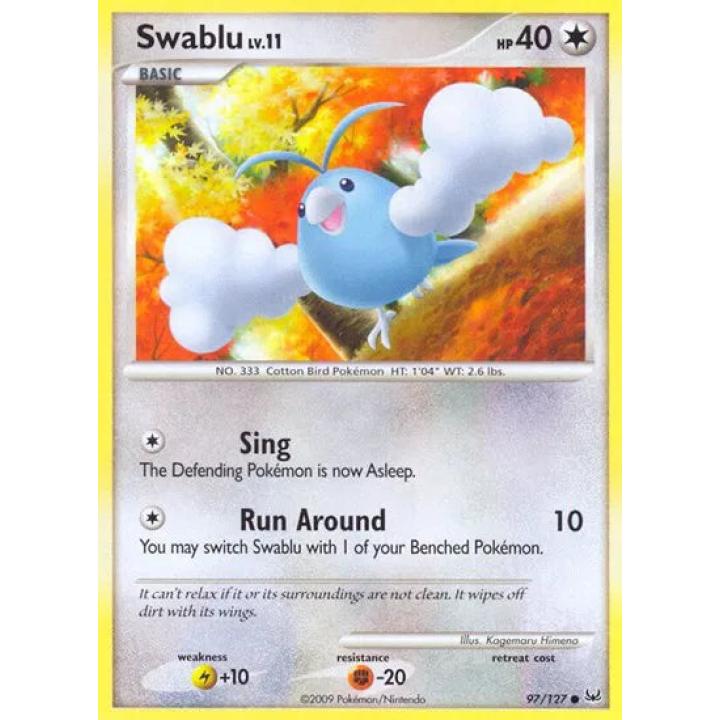 Swablu Lv.11 97/127 - Platinum - Reverse Holofoil