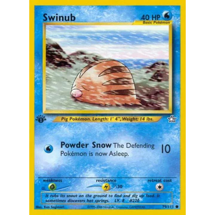 Swinub 79/111 - Neo Genesis (First Edition) - Normal