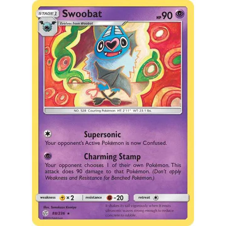 Swoobat 88/236 - Cosmic Eclipse - Reverse Holofoil