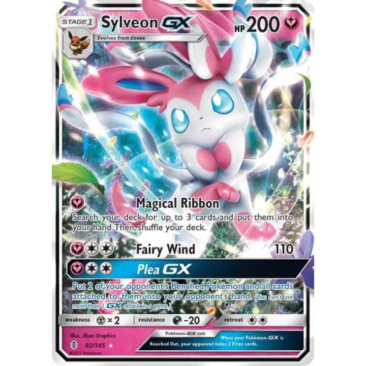 Sylveon GX 92/145 - Guardians Rising - Holofoil