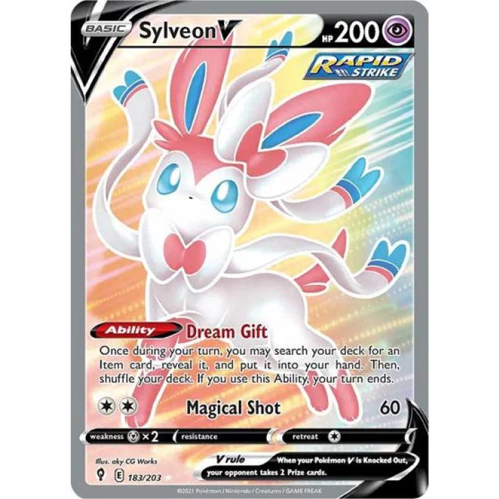 Sylveon V 183/203 - Evolving Skies - Holofoil
