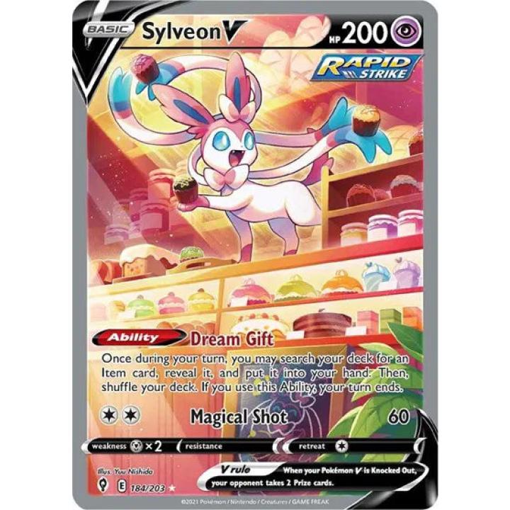 Sylveon V 184/203 - Evolving Skies - Holofoil