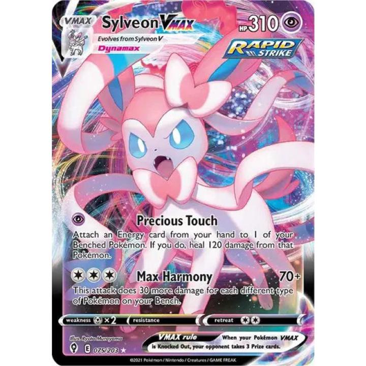 Sylveon VMAX 075/203 - Evolving Skies - Holofoil