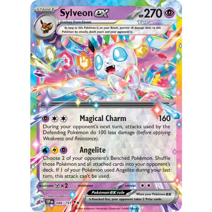 Sylveon ex 086/191 - Surging Sparks - Holofoil