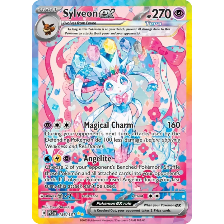 Sylveon ex 156/131 – Prismatic Evolutions – Holofoil