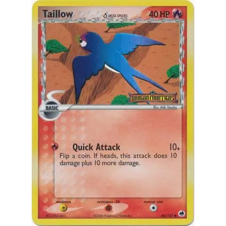 Taillow 66/101 - EX Dragon Frontiers - Reverse Holofoil