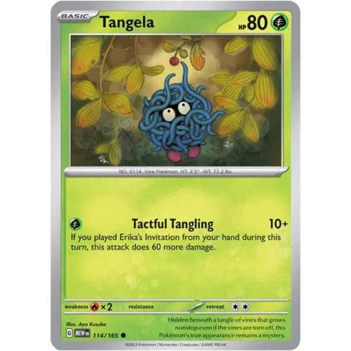Tangela 114/165 - Scarlet & Violet 151 - Reverse Holofoil