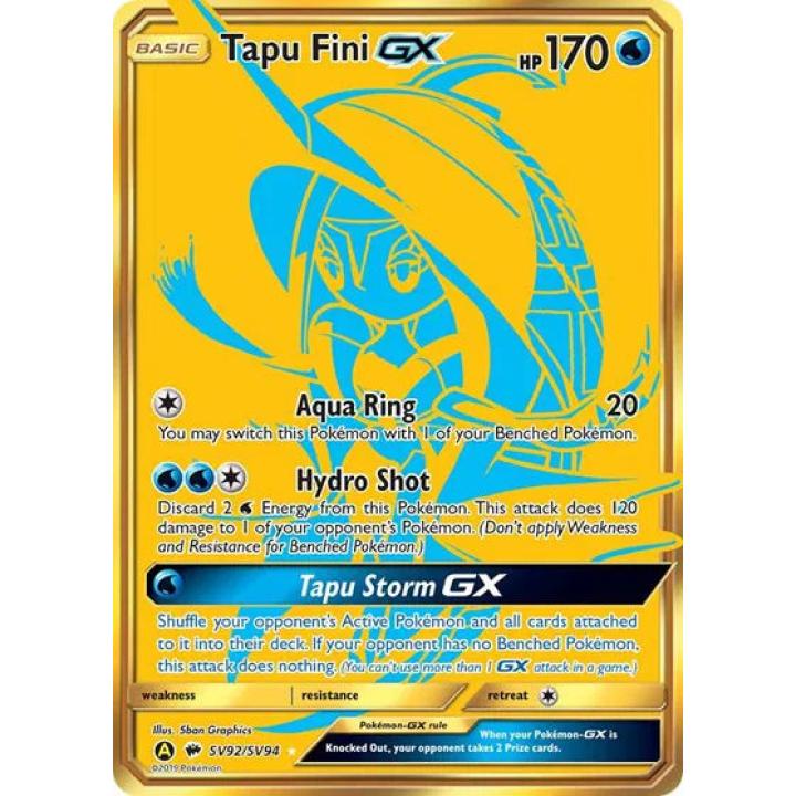 Tapu Fini GX SV92/SV94  - Hidden Fates: Shiny Vault - Holofoil