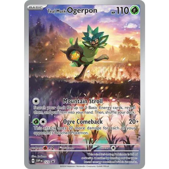 Teal Mask Ogerpon 123 - Scarlet & Violet Promo - Holofoil